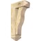 Ekena Millwork Funston Arts and Crafts Rough Sawn Bracket w/ Offset Brace, Douglas Fir, 6"W x 14"D x 26"H BKT0604X14X26FST03RDF - alternate 1